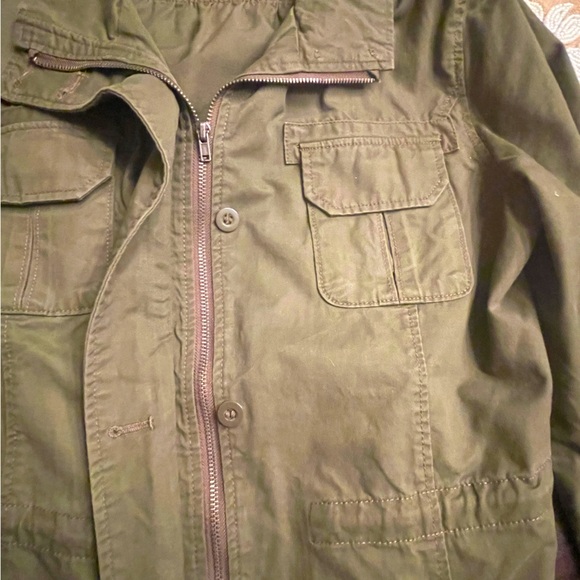 Women’s Love Tree Green Utility Jacket size Large - Picture 4 of 4